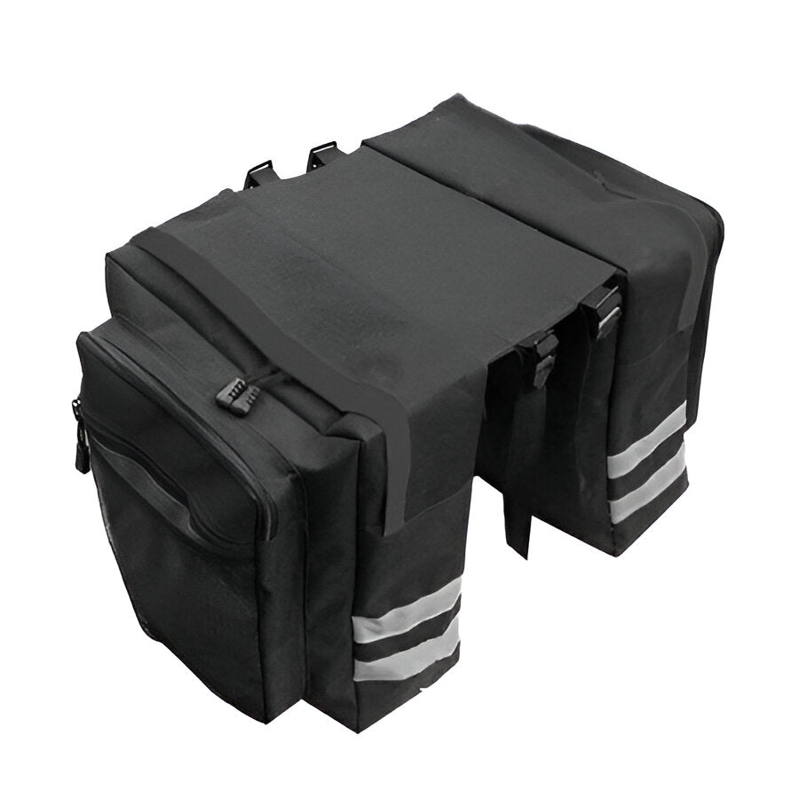 Universal Bike Trunk Bag with Double Sided Panniers