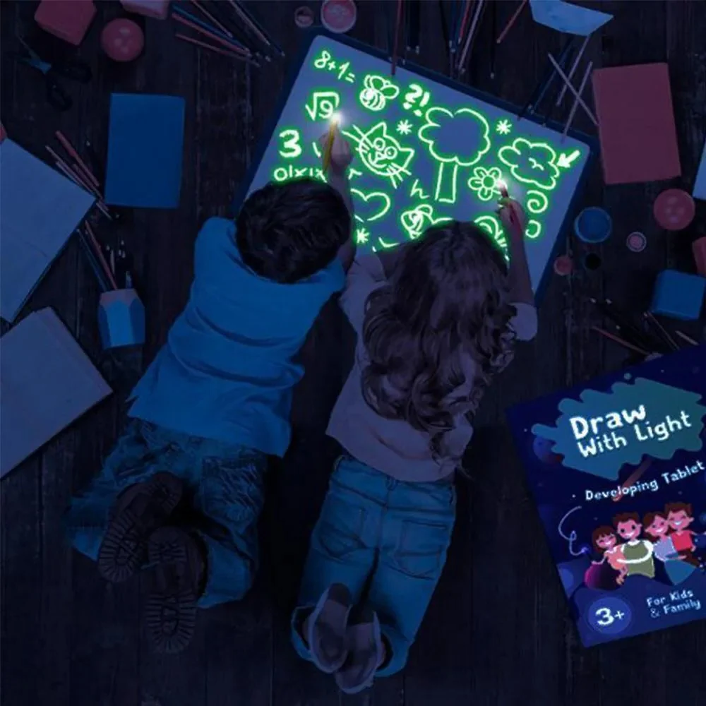 Colorful Kids LED Art Drawing Tablet