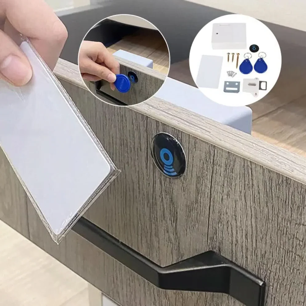 Secure Digital Lock Wood File Cabinet