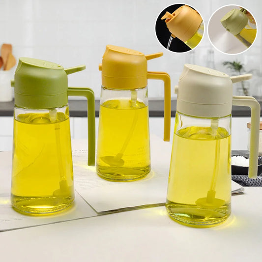 Multi-Purpose Glass Oil Spray Bottle - Hehif