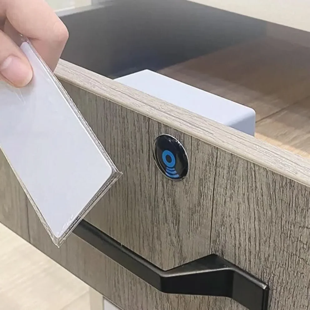 Secure Digital Lock Wood File Cabinet