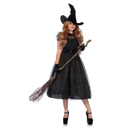 Authentic Witch Dress Up Party Costume for Women
