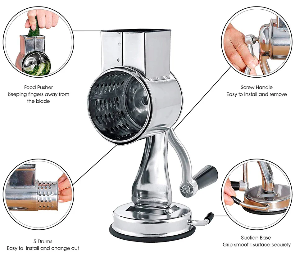 Easy Use Kitchen Box Grater Slicer Tool