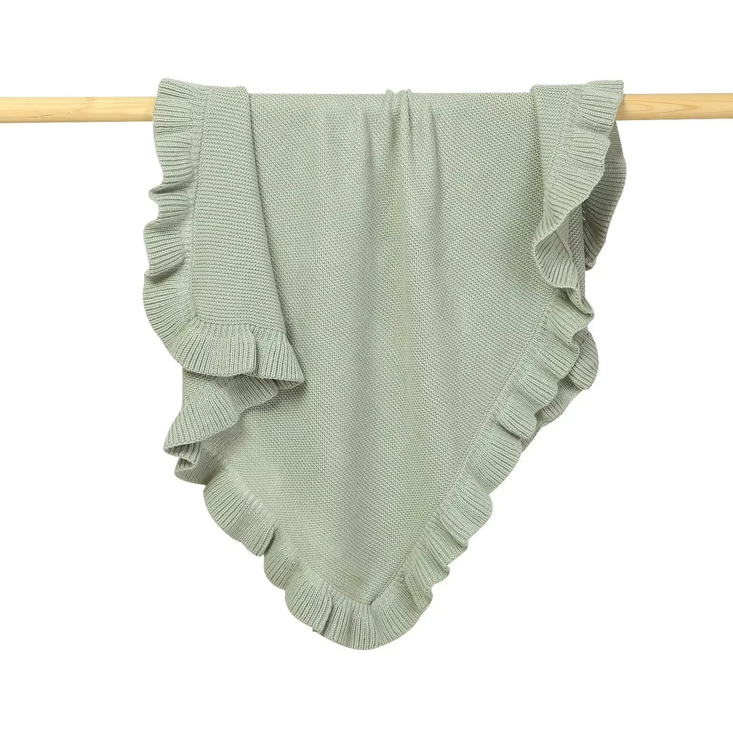Plush Baby Blanket Cute Embroidered Newborn Throw