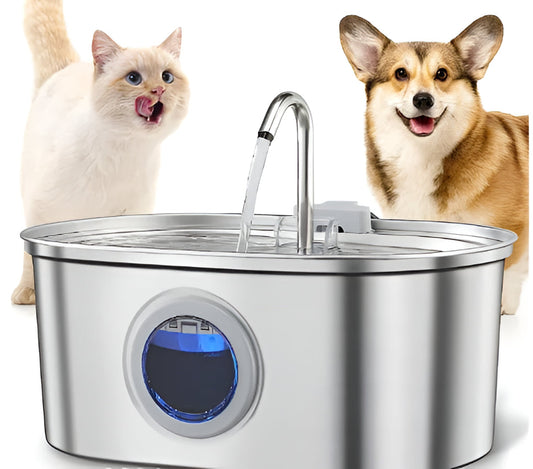 Quiet Pet Water Dispenser with 3 Stage Filter - Hehif