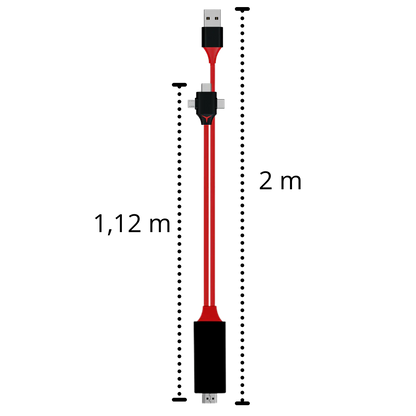 Mobile HDMI Converter Cable for Devices