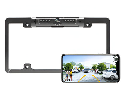 Rearview License Plate Wireless Camera - Hehif