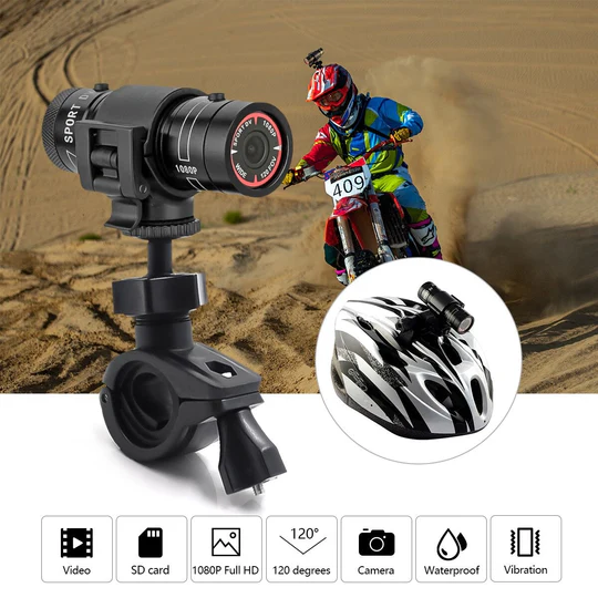 Compact Motorcycle Action Camera Mount