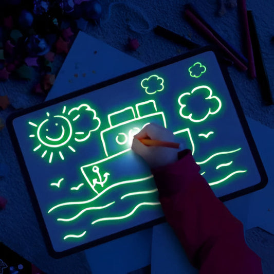 Colorful Kids LED Art Drawing Tablet - Hehif