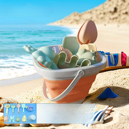 Fun Kids Beach Play Kit with Bucket and Tools