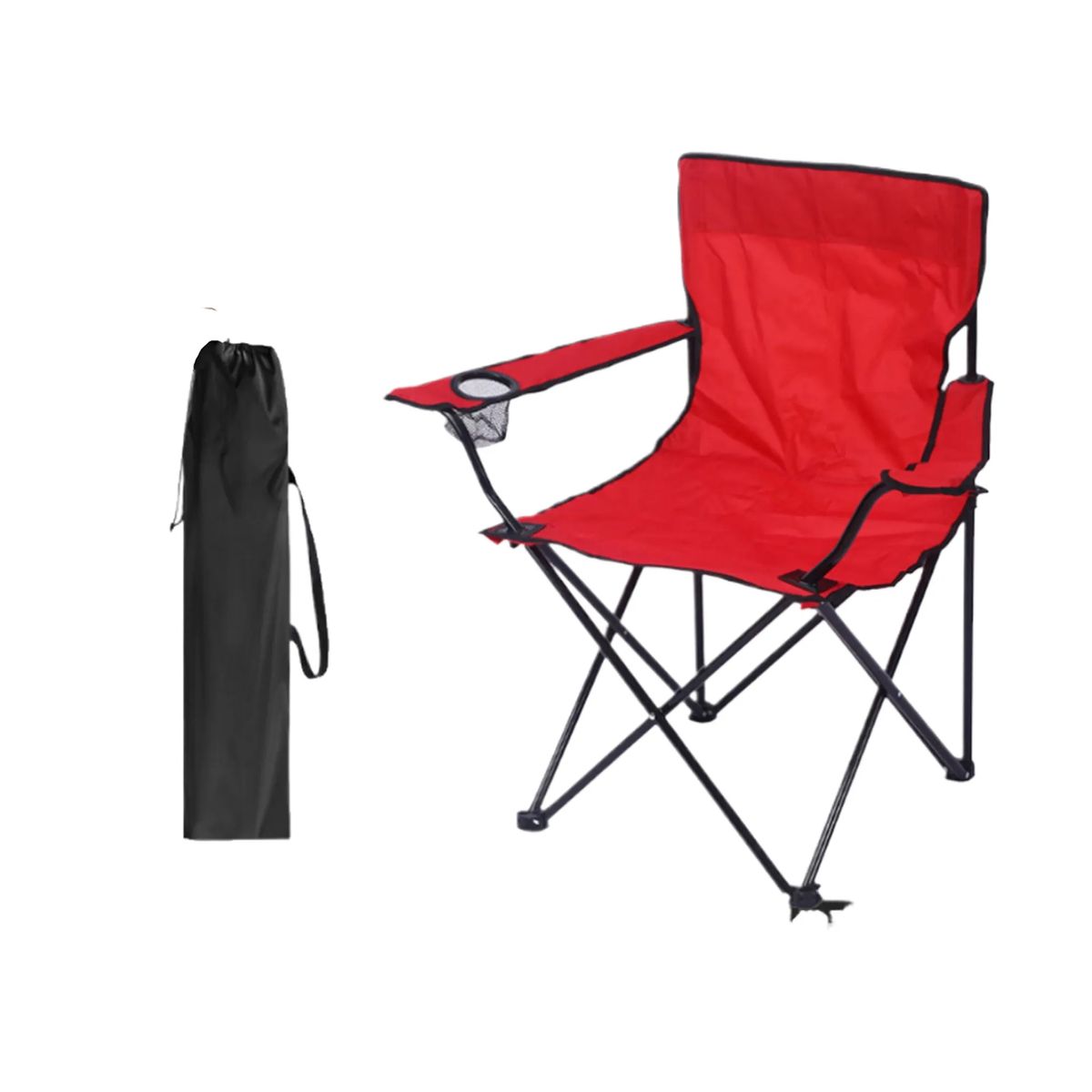 Folding Outdoor Recliner Chair with Shade and Drink Holder