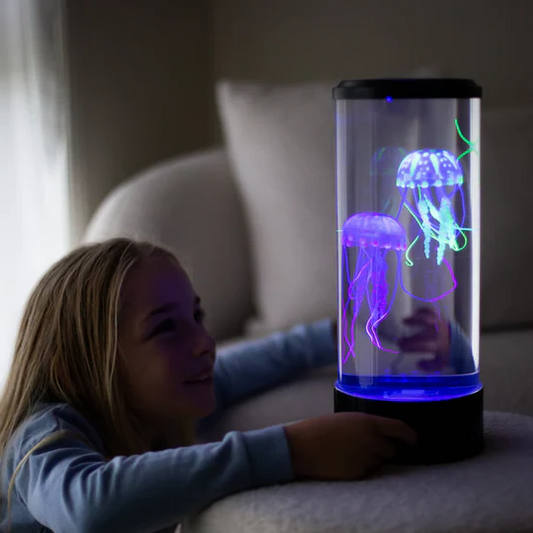Colorful LED Lava Lamp Aquarium Tank - Hehif