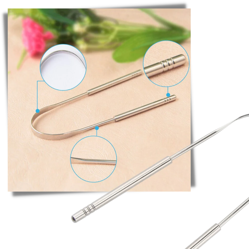 Metal Oral Care Tongue Scraper