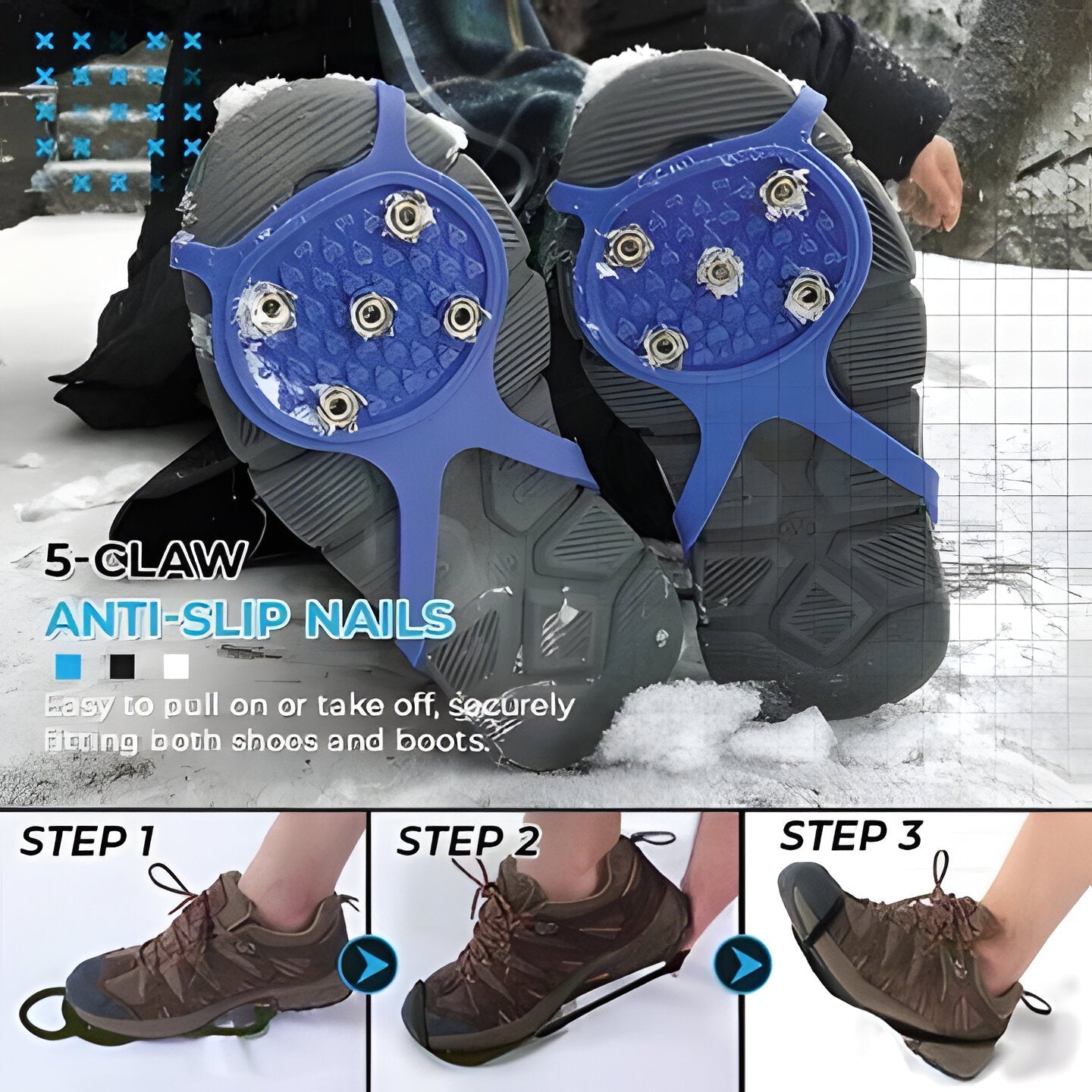 Heavy Duty Anti-Slip Traction Cleats