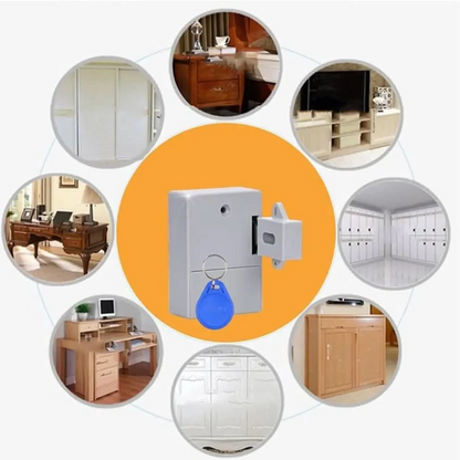 Secure Digital Lock Wood File Cabinet