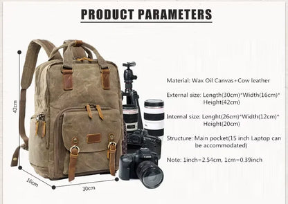 Durable Water Resistant Camera Hiking Bag