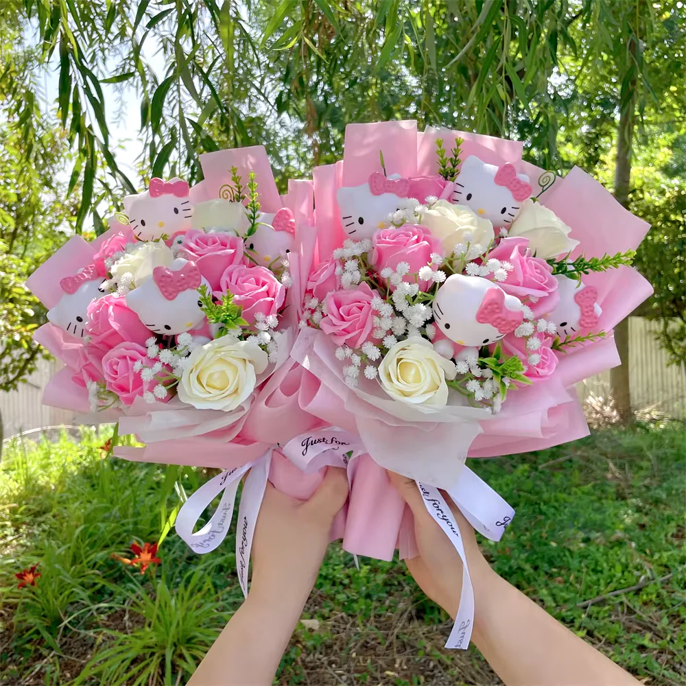 Cute Hello Kitty Floral Arrangement