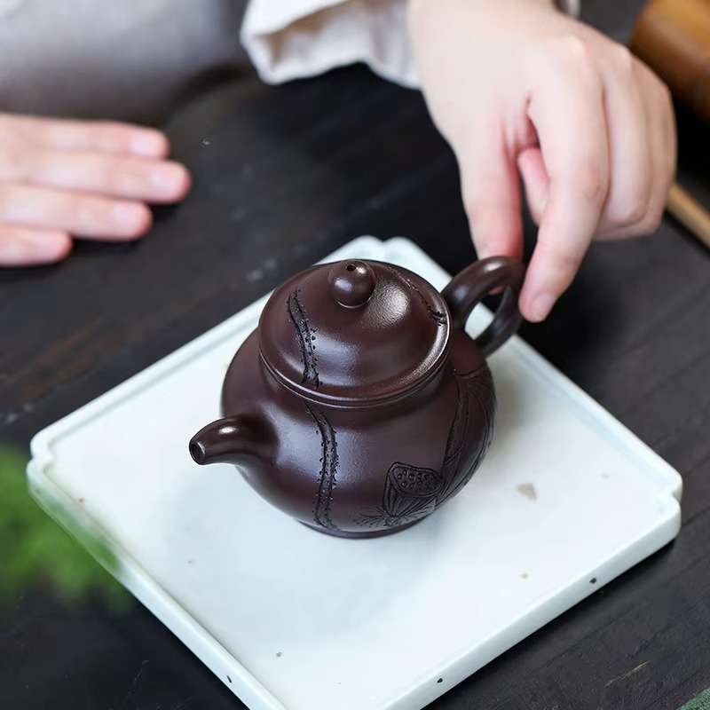 Authentic Chinese Purple Clay Gongfu Teapot