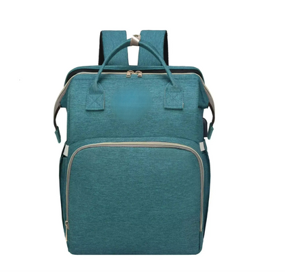 Compact Travel Crib and Spacious Baby Diaper Bag Backpack