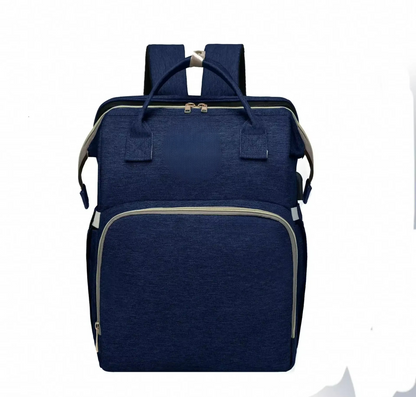 Compact Travel Crib and Spacious Baby Diaper Bag Backpack