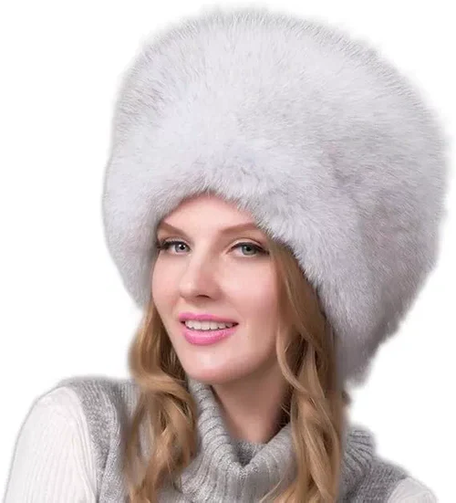 Warm Fur Winter Hat for Women with Earmuffs
