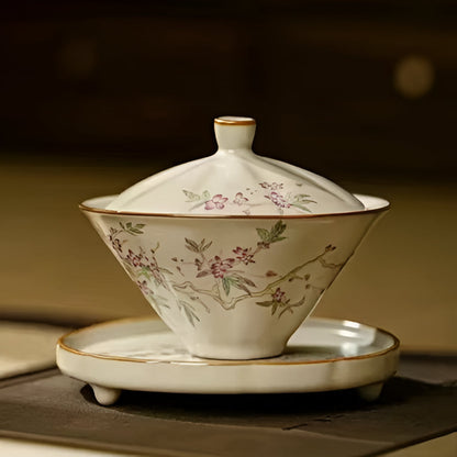 Classic Big Stoneware Tea Infusion Mug Set