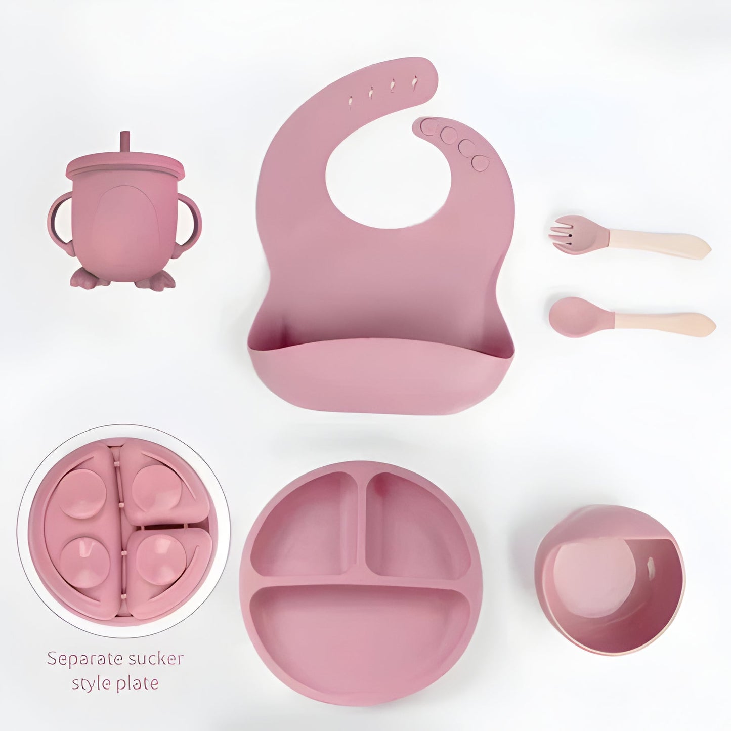 Easy Clean Baby Food Set for Self Feeding