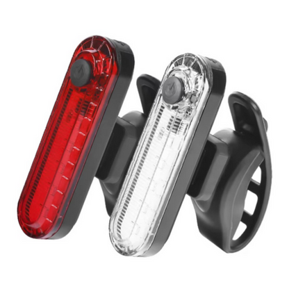Bright Red USB Rechargeable Bike Tail Light