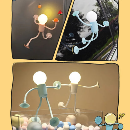 Flexible Fun Character Table Lamp with Suction
