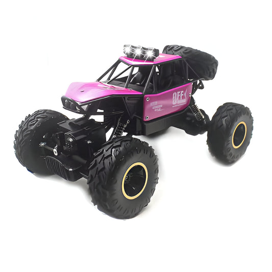 Off-Road Electric RC Monster Truck with Water Spray and Radio Controller - Hehif