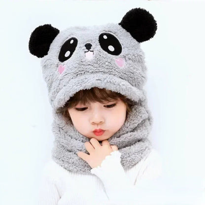 Soft Plush Panda Beanie Hat for Kids