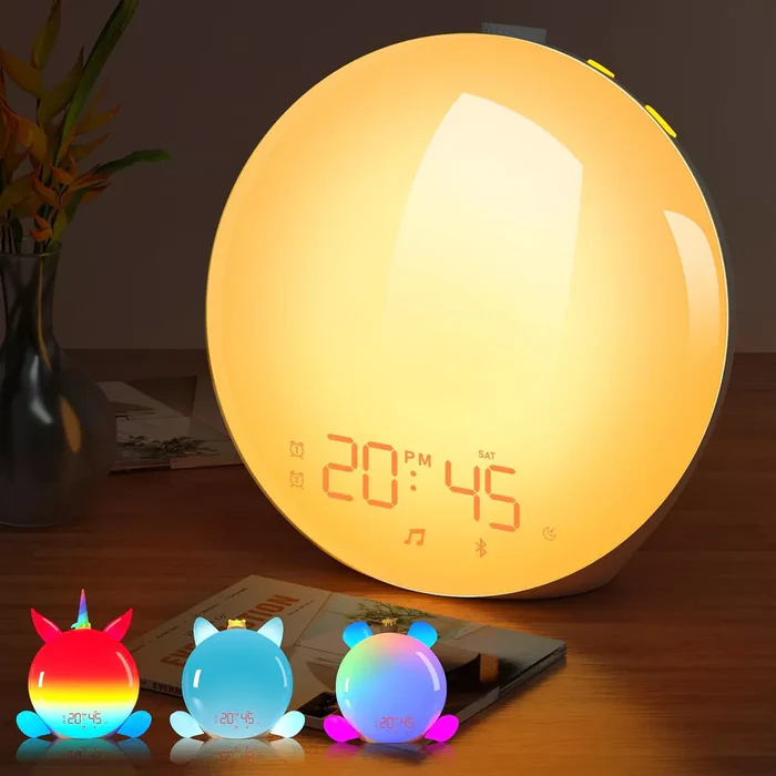 Wake Up Light Alarm Clock - Hehif