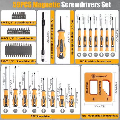 Professional Screwdriver Kit with Storage Box