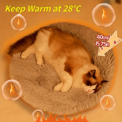 Cozy Electric Heated Kitty Bed