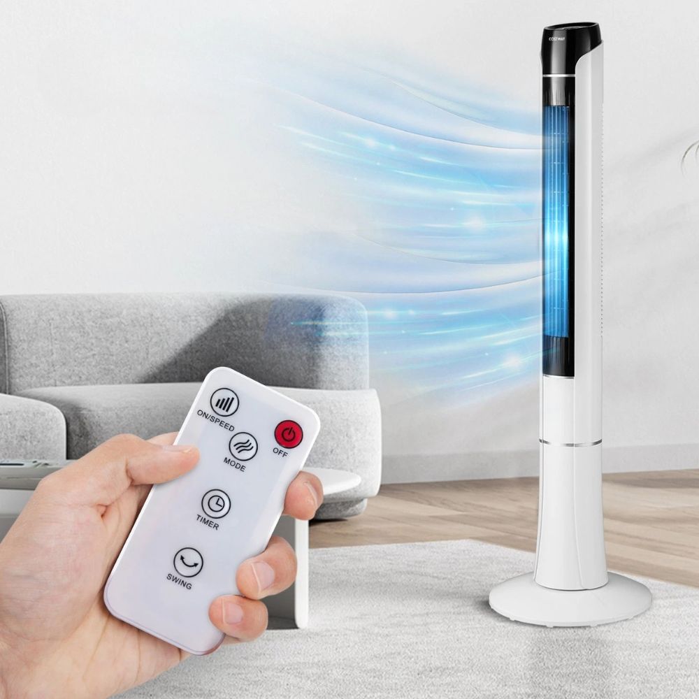 Quiet Slim Tower Fan with Remote Control - Hehif