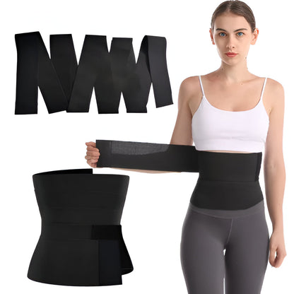 Slimming Waist Cincher Wrap, Tummy Flattening Support Band
