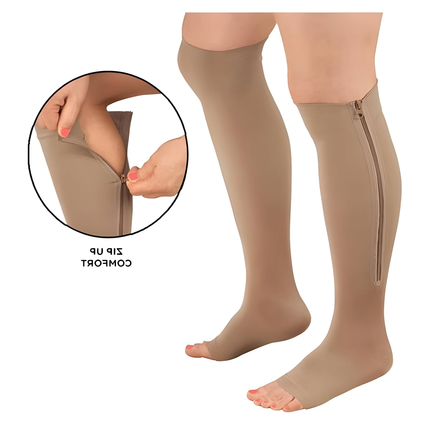 Tight Fitting Medical Compression Socks 20-30 mmHg