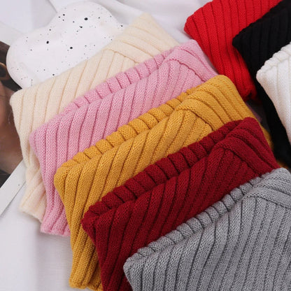Soft Cable Knit Scarf Neck Warmer