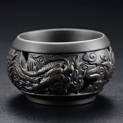 Unique Ceramic Dragon Tea Infuser Teapot Set