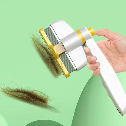 Easy Grooming Pet Brush with Gentle Rotating Pins