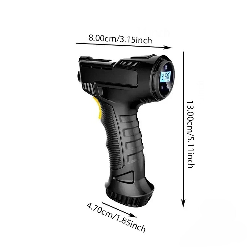 Portable 120W Car Tire Inflator Pump