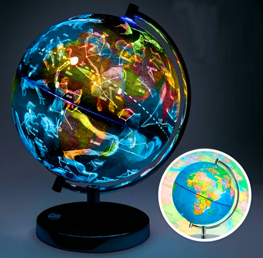 Glowing Starry Night Globe Lamp - Hehif