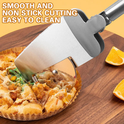Easy Grip Stainless Pizza Slicer