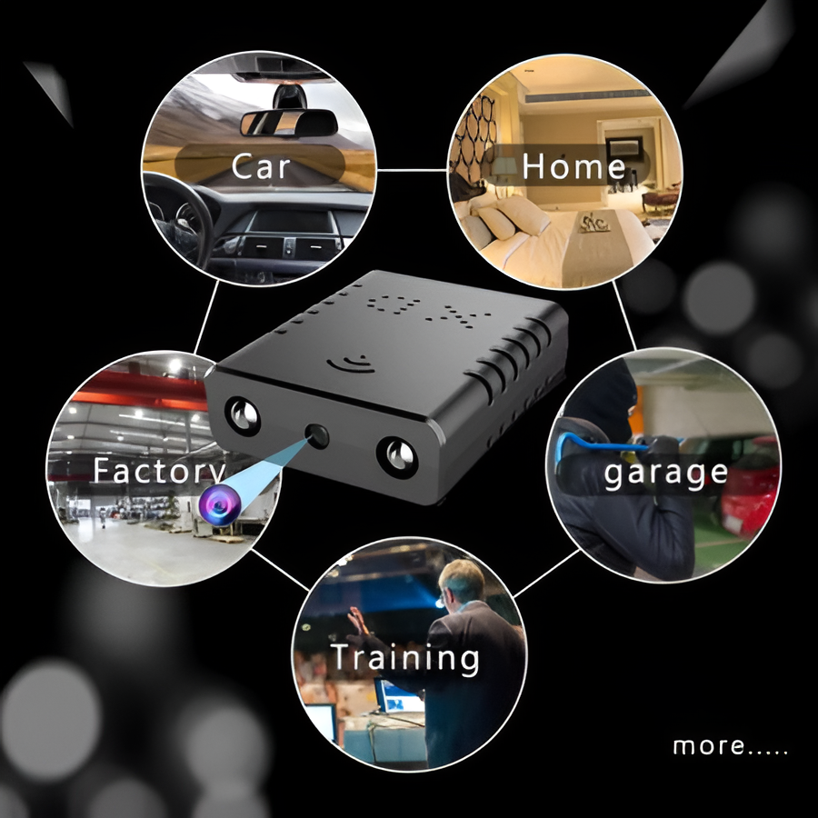 Compact HD WiFi Security Camera with Night Vision