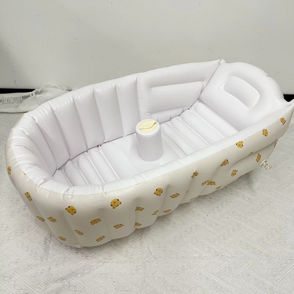 Portable Baby Bath Tub with Comfort Backrest and Air Pump
