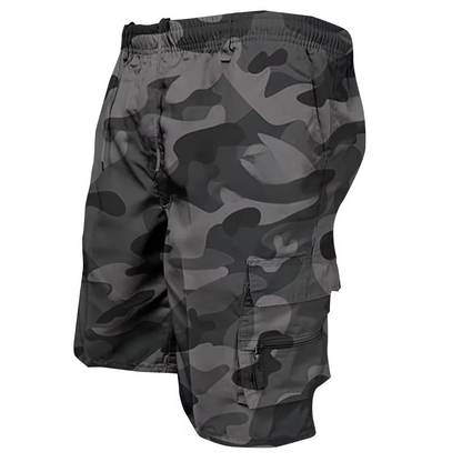 Comfortable Mens Relaxed Fit Cargo Shorts with Extra Pockets