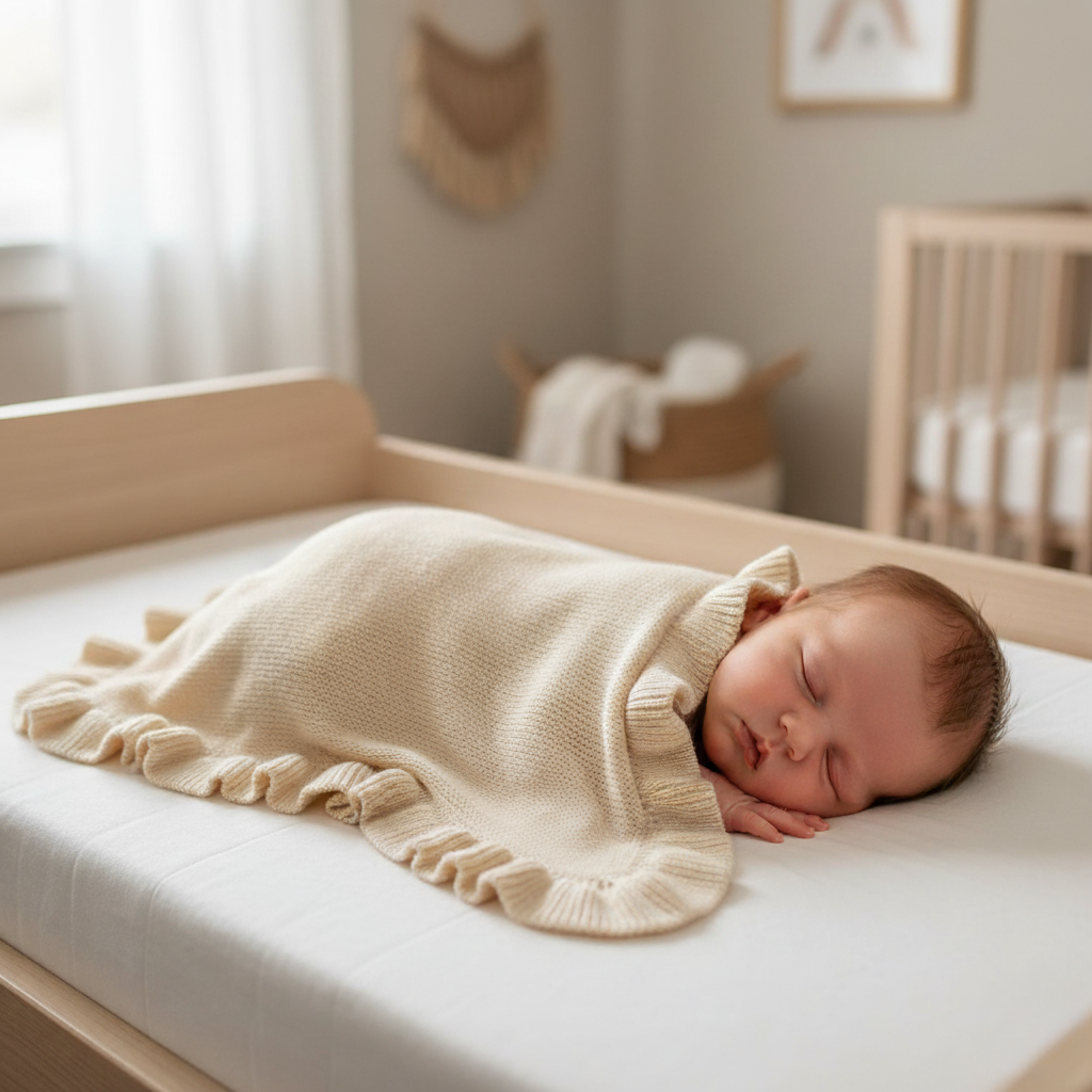 Plush Baby Blanket Cute Embroidered Newborn Throw - Hehif