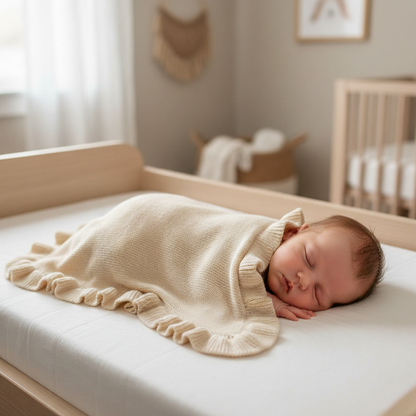 Plush Baby Blanket Cute Embroidered Newborn Throw - Hehif
