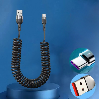 Dual Tip Fast Charging Cable USB-C & Lightning
