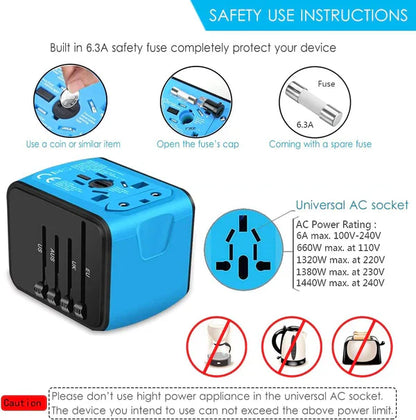 Universal Worldwide Travel Plug Adapter